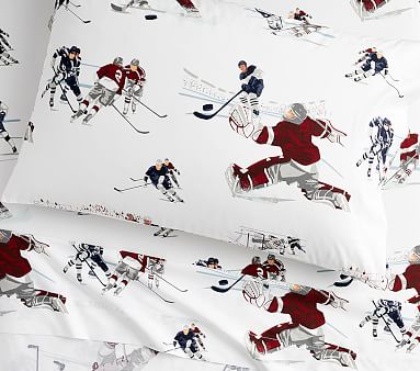 hockey crib sheets