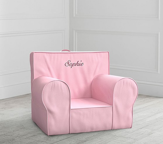 pottery barn personalized chair
