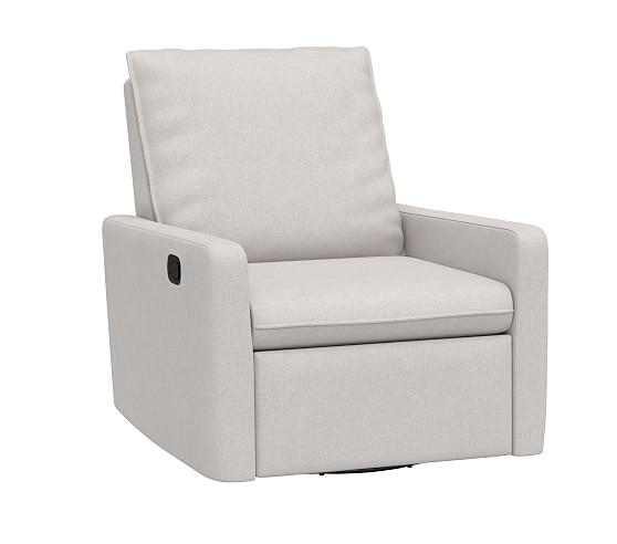 grey and white nursing chair