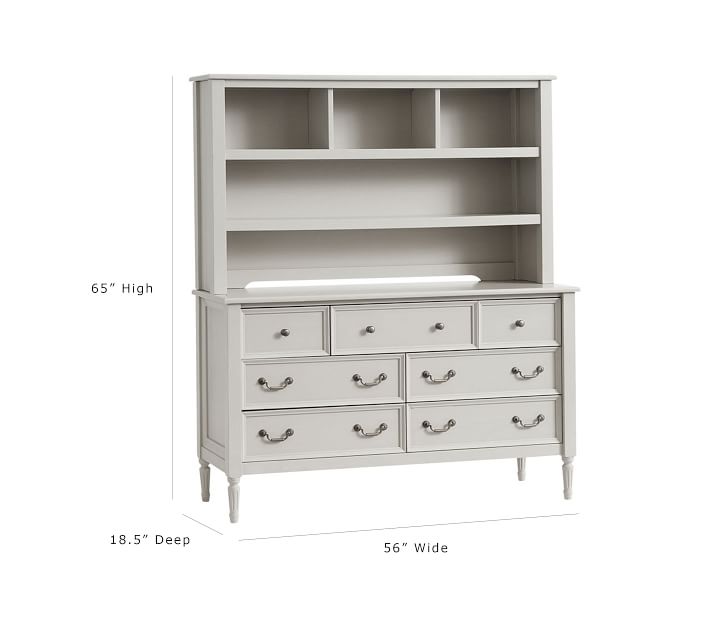 Blythe Hutch & ExtraWide Changing Table Dresser Pottery Barn Kids