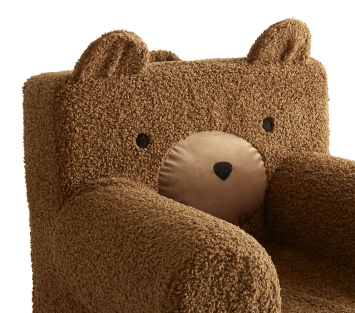 plush teddy bear chair