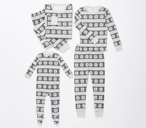 frozen fair isle pajamas