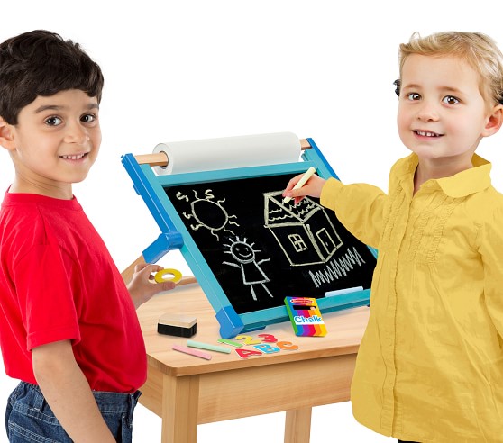 melissa & doug tabletop art easel