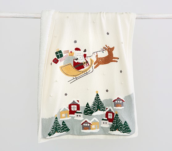 christmas baby blanket