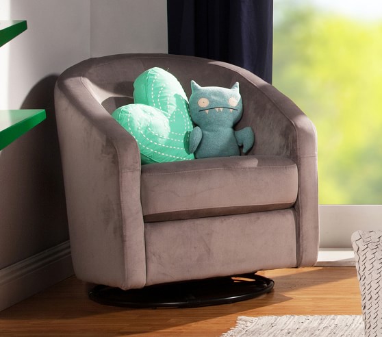 babyletto madison swivel glider pink