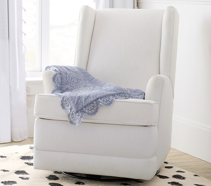 wingback swivel rocker