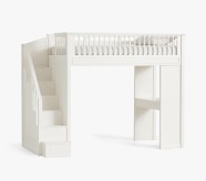 fillmore stair loft bed & lower bed set