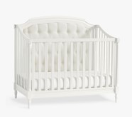 white metal convertible crib