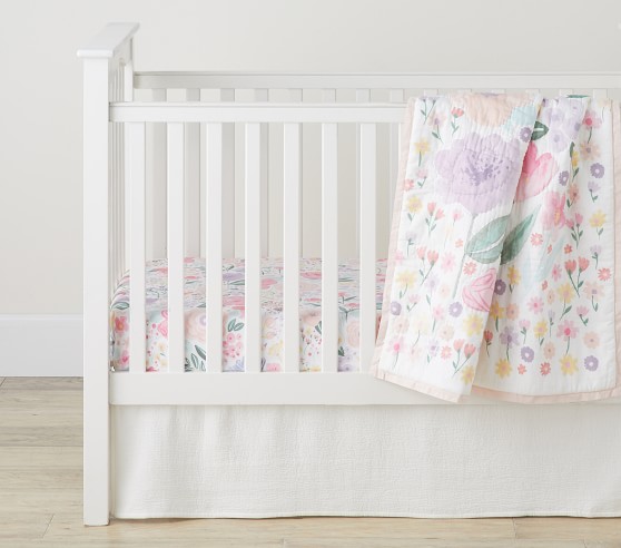 pottery barn baby girl bedding