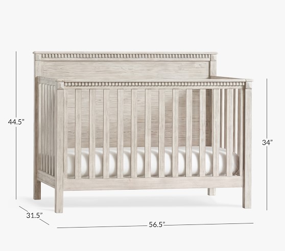 rory crib weathered white