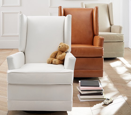 wingback nursery glider