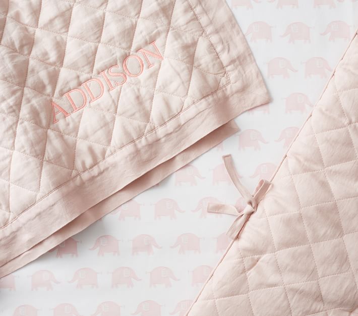 Belgian Flax Linen Baby Girl Bedding Crib Bedding Pottery Barn Kids