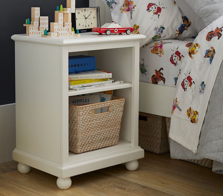 quinn white washed toy chest