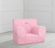 Unpersonalized Blue with White Piping Ages 1.5 to 4 Years Old DIBSIES Personalized My Anytime Chair for Toddlers