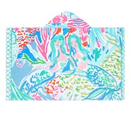 포터리반 Potterybarn Lilly Pulitzer Mermaid Cove Hooded Beach Towel