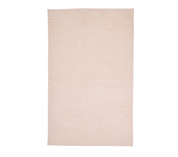 Stain Resistant Plush Ribbed Shag Rug Pottery Barn Kids