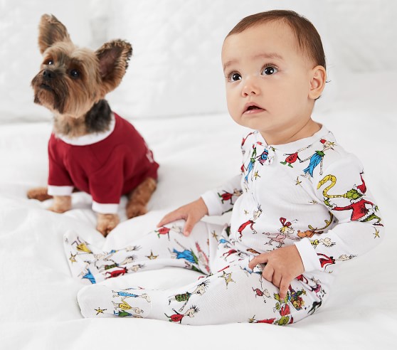 grinch newborn pajamas
