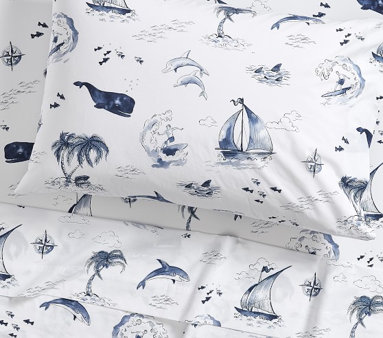 pottery barn kids pillow case