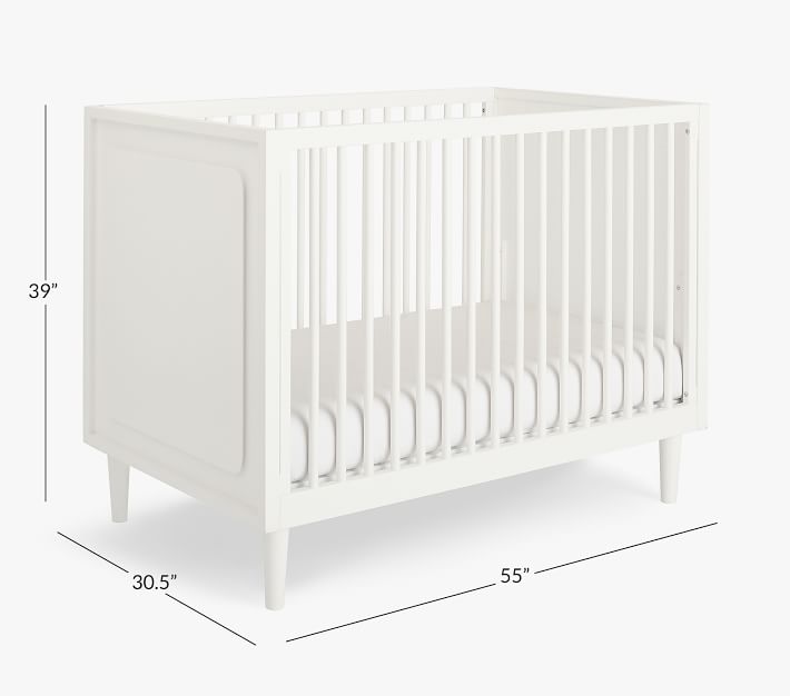 west elm x pbk Gemini End Panel Convertible Crib Pottery Barn Kids
