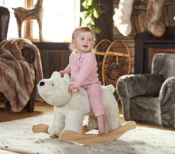 bear plush rocker