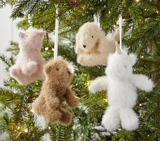 Knit Plush Christmas Ornaments 