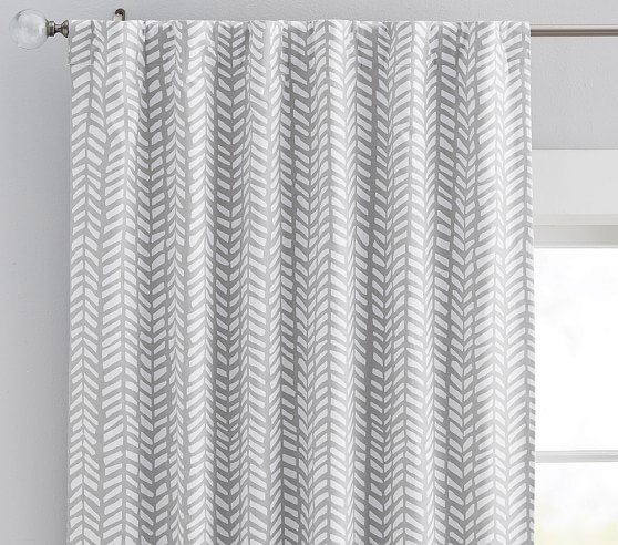 Broken Arrows Printed Kids Blackout Curtain Pottery Barn Kids