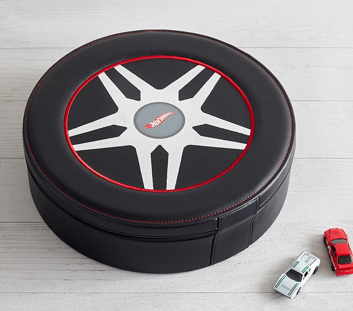 tire shaped toy box