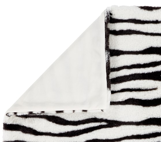 baby zebra blanket