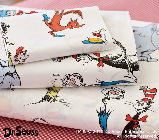 Dr Seuss Sheeting Pottery Barn Kids - Dr Seuss Toddler Bedding Dr Seuss Sheeting Pottery Barn Kids - Dr Seuss Toddler Bedding