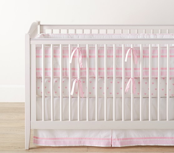 pottery barn crib bumper