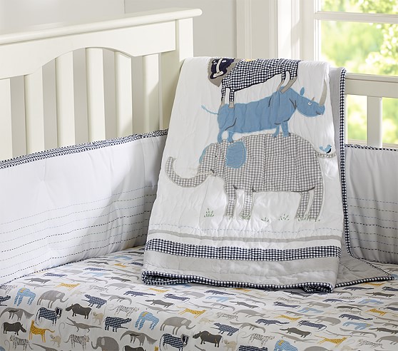 pottery barn nursery bedding