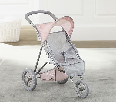 pottery barn double doll stroller