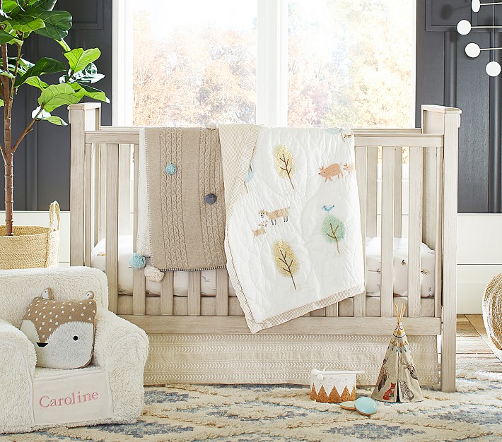 Dakota Woodland Baby Bedding Crib, Outdoor Baby Bedding Sets