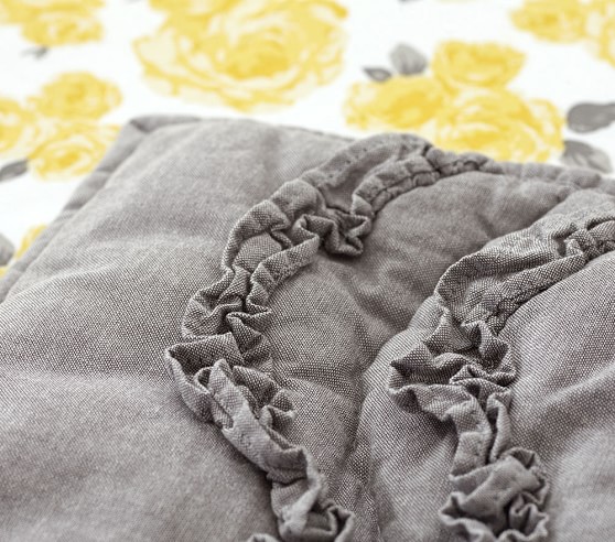 The Emily Meritt Marigold Crib Bedding Sets Pottery Barn Kids - Yellow Rose Baby Bedding The Emily Meritt Marigold Crib Bedding Sets Pottery Barn Kids - Yellow Rose Baby Bedding
