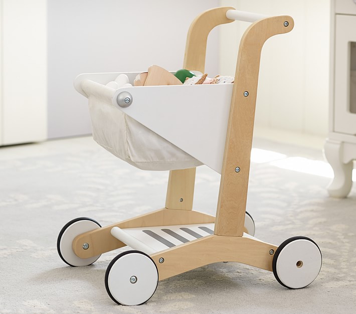 Wooden Shopping Cart | Toy Kitchen 