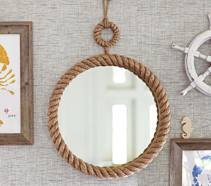 Nautical Rope Kids Mirror Pottery Barn Kids