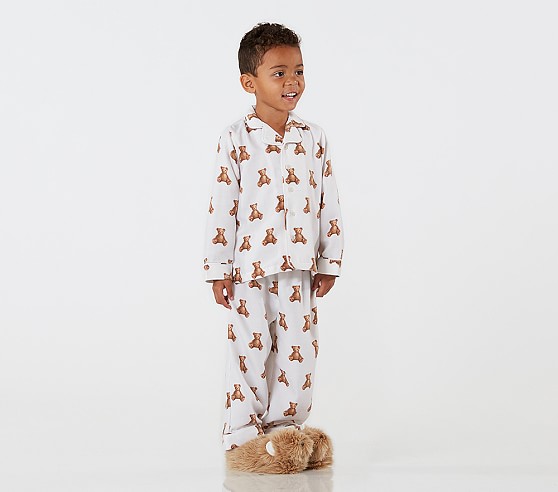 Teddy Bear Kids Flannel Pajama 