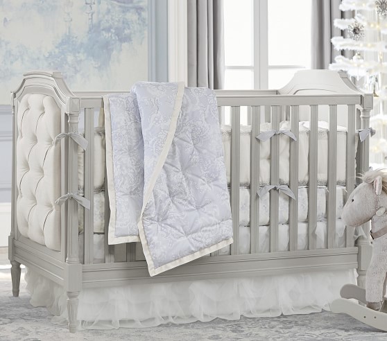 Monique Lhuillier Something Blue Baby Bedding Crib Bedding Pottery Barn Kids