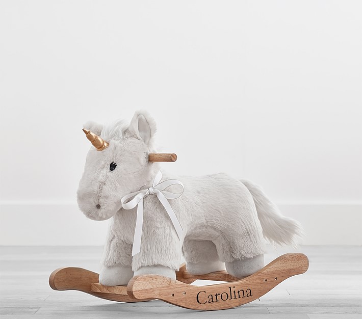 pottery barn horse rocker