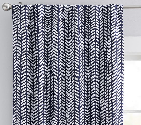 Broken Arrows Printed Kids Blackout Curtain Pottery Barn Kids