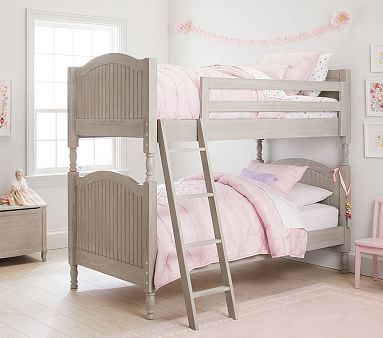 Catalina Twin Over Kids Bunk Bed, Twin Bunk Bed Bedding Sets