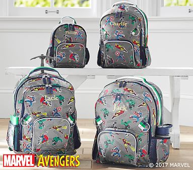 gray bookbag