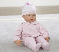 pottery barn doll crib