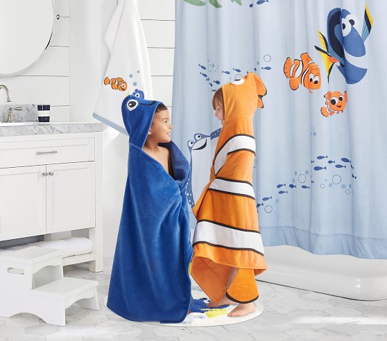 Disney And Pixar Finding Nemo Bath Set Towels Shower Curtain Bath Mat Pottery Barn Kids