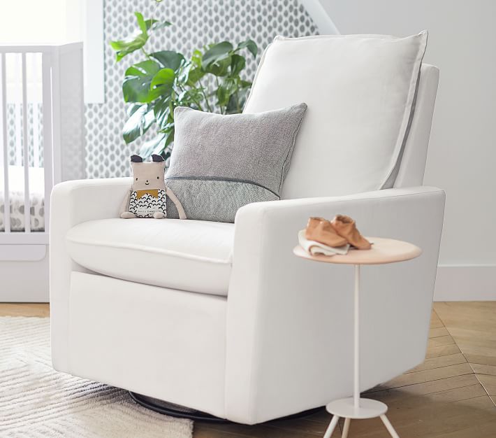 Paxton Swivel Glider & Recliner | Modern Nursing Chair | Pottery Barn Kids