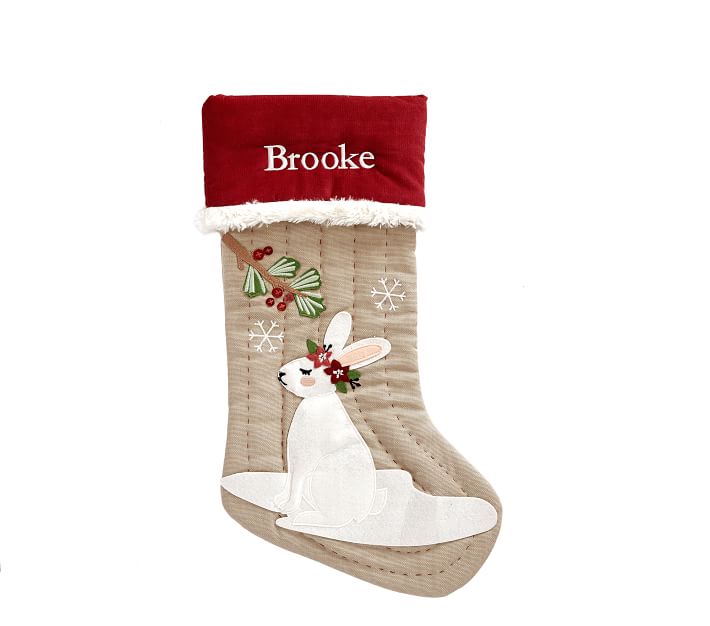 pottery barn childrens christmas stockings