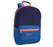 포터리반 심플 가방 (초등 선물 추천) Potterybarn Astor Blue Navy Orange Backpacks