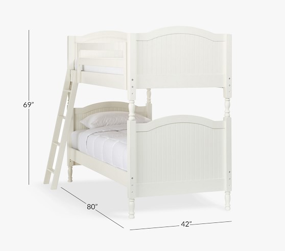Catalina Twin Over Kids Bunk Bed, Crib Twin Bunk Bed