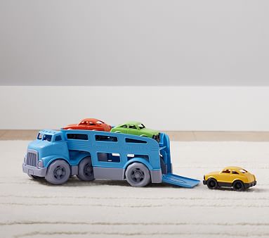 green toys car carrier set