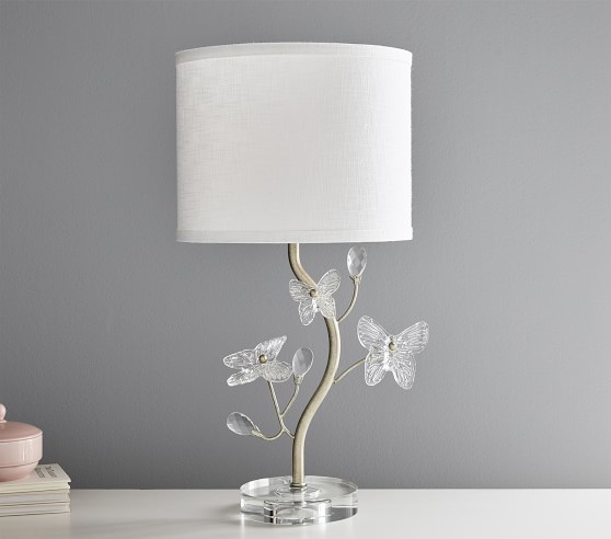 Monique Lhuillier Crystal Erfly, Crystal Side Table Lamps